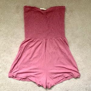 Strapless Romper